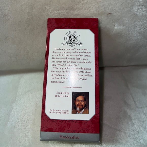 Vintage 1998 Hallmark Keepsake Looney Tunes Bugs Bunny Latin Dancer Ornament - Picture 2 of 4